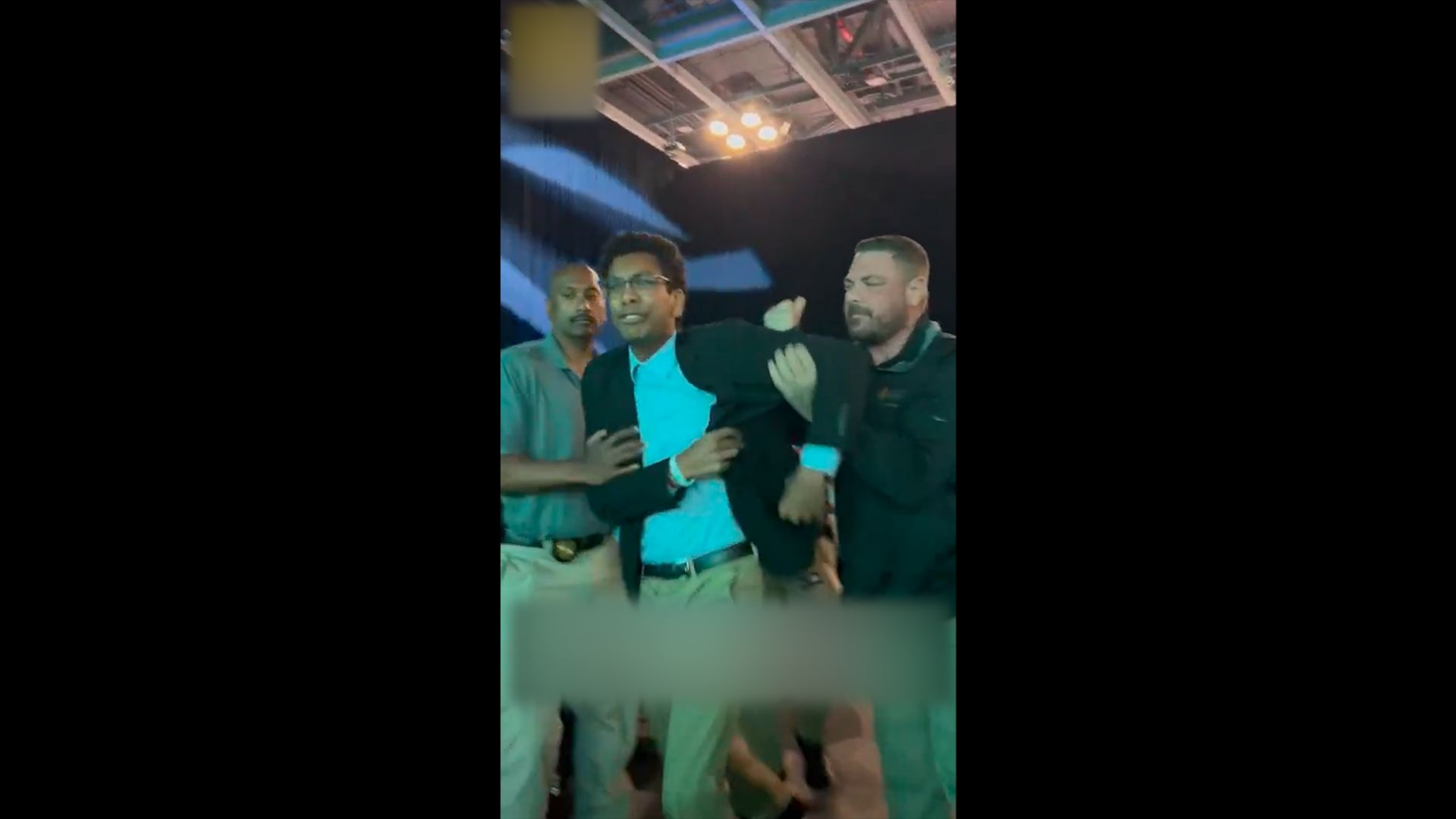 Student protesters disrupt NVIDIA AI climate panel