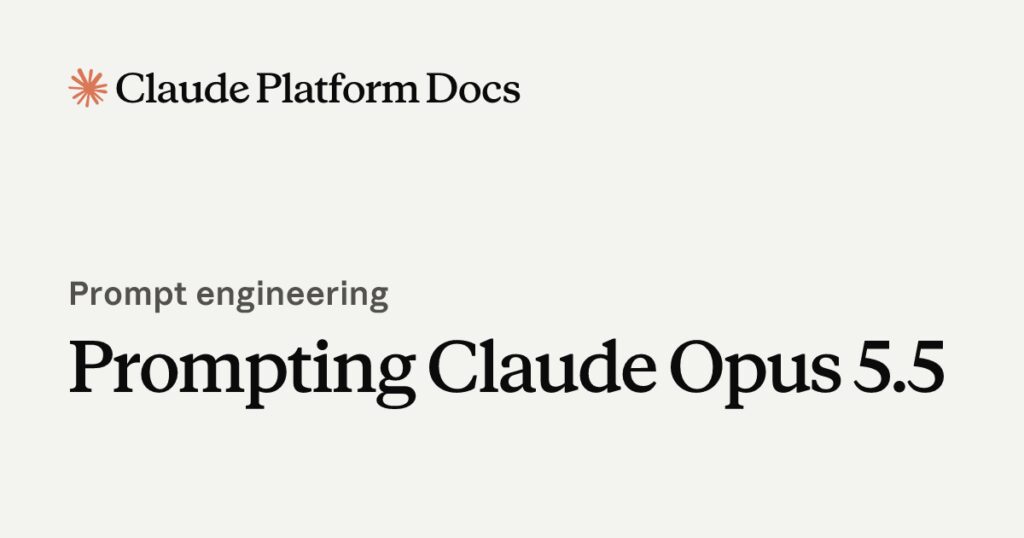 Prompting Claude Opus 5.5