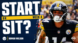 Roman Wilson Fantasy Week 4 Start or Sit: One Long Score Is Not a Signal