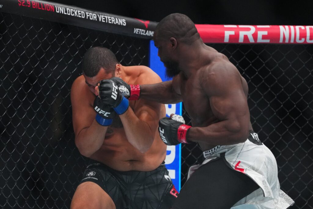 Watch former NFL star Anthony Wint score a 23-second KO, call out Sean Sharaf at UFC 332