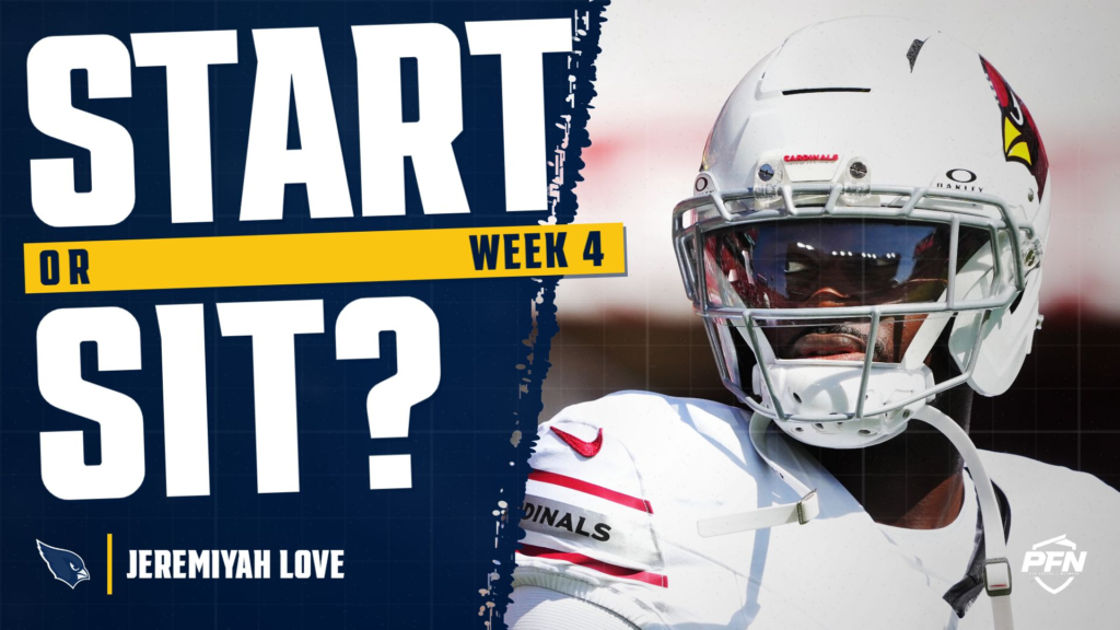 Jeremiyah Love Fantasy Week 4 Start or Sit: Fringe RB1 Against a Leaky Front Jeremiyah Love Fantasy Week 4 Start or Sit: Fringe RB1 Against a Leaky Front