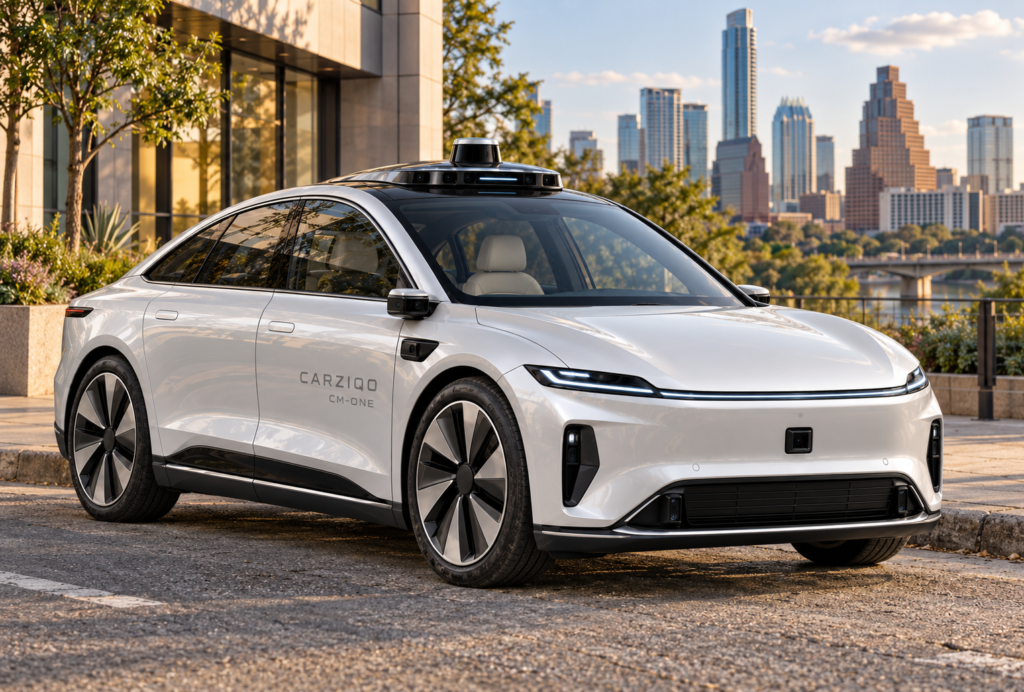 Carziqo Introduces CM-ONE in Austin, Bringing Dedicated Private Bookings to Autonomous Ride-Hailing