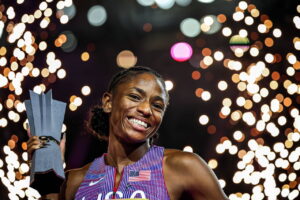 Melissa Jefferson-Wooden Finishes Historic Season With Once-in-a-Lifetime Honor Melissa Jefferson-Wooden Finishes Historic Season With Once-in-a-Lifetime Honor