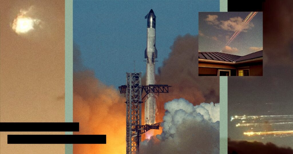 Club Med, a Disney Cruise and an Exploding Starship: SpaceX Used Bystander Videos to Track Falling Debris