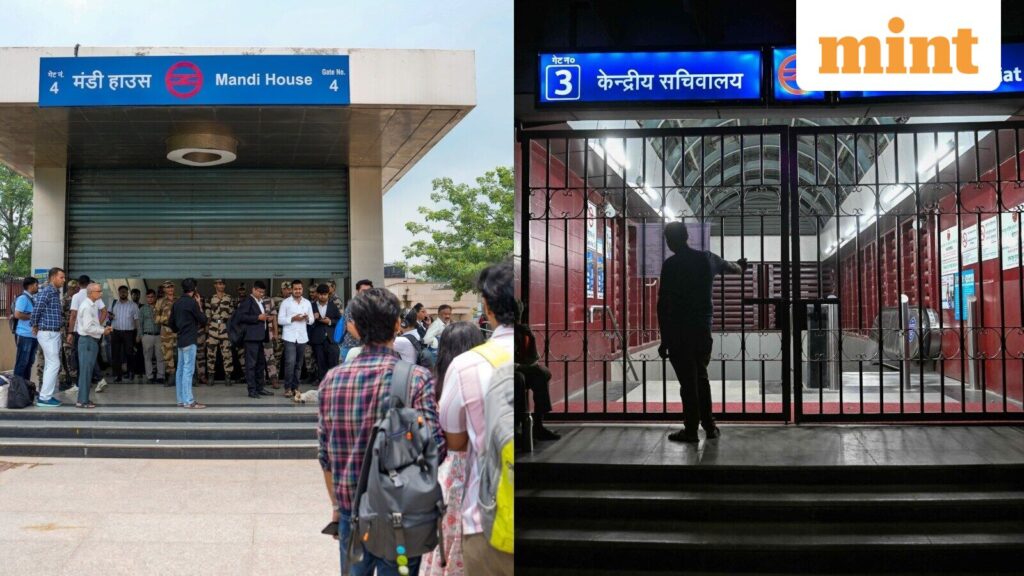Delhi Metro closes entry, exit till tomorrow 6 pm: Here’s the list of revised stations to remain shut amid CJP protests Delhi Metro closes entry, exit till tomorrow 6 pm: Here’s the list of revised stations to remain shut amid CJP protests