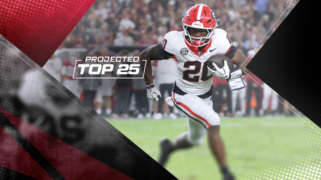 Tomorrow’s Top 25 Today: Georgia takes over No. 1, Oregon and Florida fall in new college football rankings