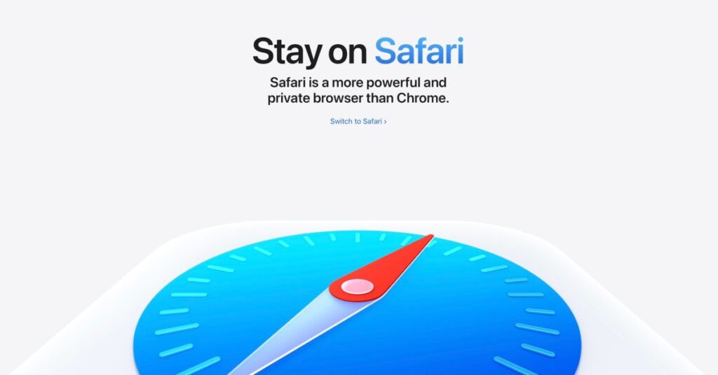 Apple’s new ‘Switch to Safari’ campaign details why you should ditch Chrome