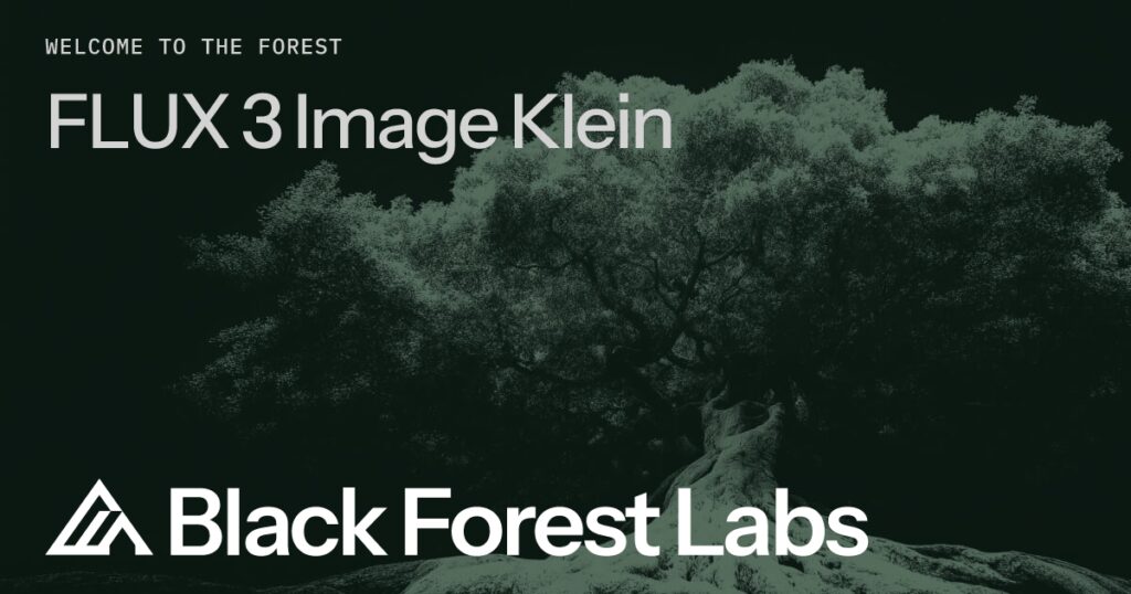 Flux 3 Image Klein: open weights, 5.6B parameters