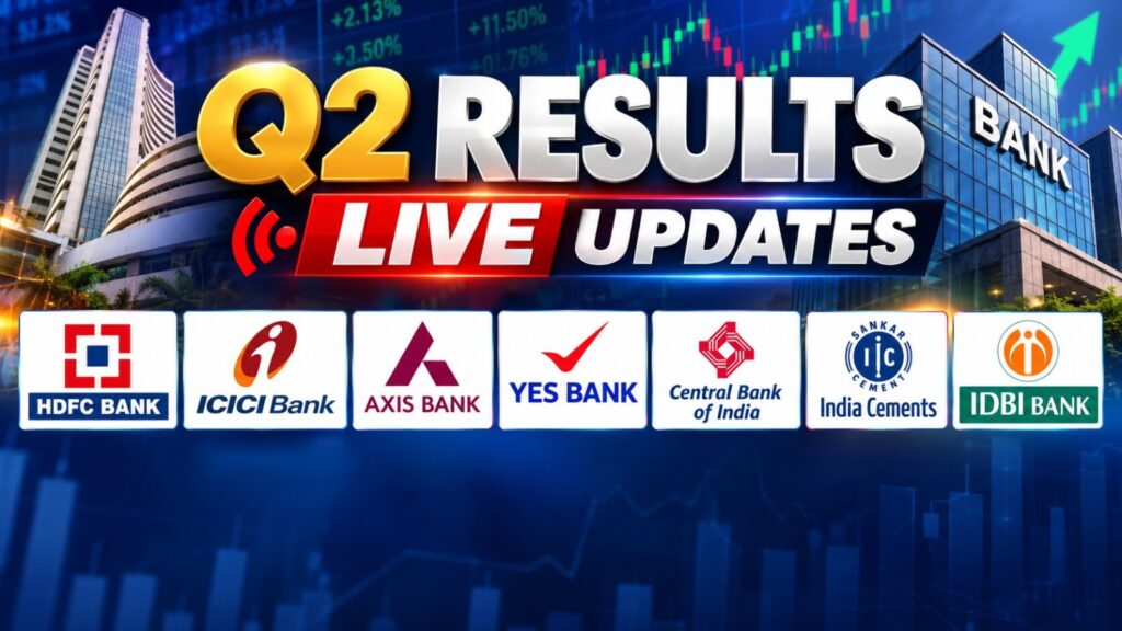 Q2 Results LIVE Updates: HDFC Bank NIM drops to record low, ICICI numbers awaited Q2 Results LIVE Updates: HDFC Bank NIM drops to record low, ICICI numbers awaited