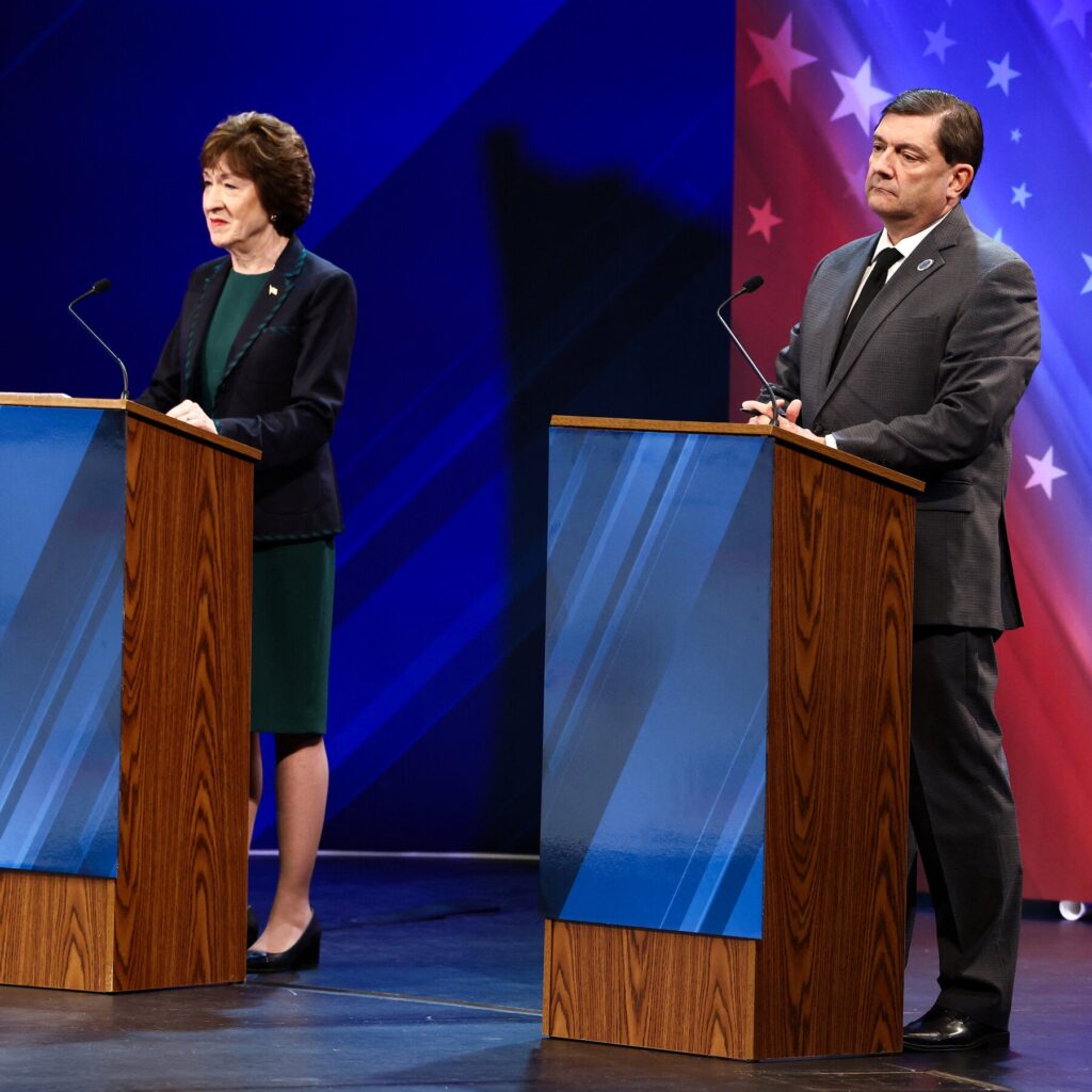 Susan Collins Criticizes Rival’s ‘Oh, Shut Up’ Comment as ‘Very Telling’