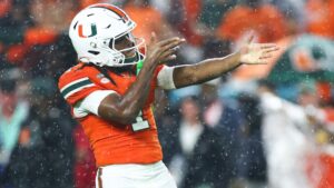 AP Top 25 poll: Miami takes over at No. 1, BYU surges to No. 2 in college football rankings