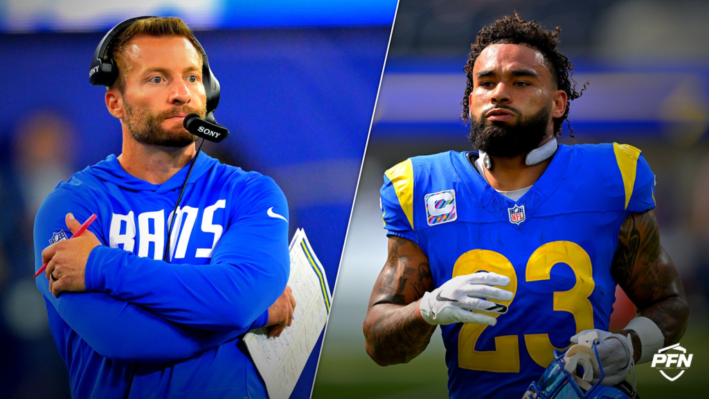 ‘Yikes,’ ‘(Sean) McVay Actually Lost the Locker Room’ — NFL Fans Believe Kyren Williams’ Remarks Are a ‘Very Bad Sign’ as Alarm Bells Ring in LA ‘Yikes,’ ‘(Sean) McVay Actually Lost the Locker Room’ — NFL Fans Believe Kyren Williams’ Remarks Are a ‘Very Bad Sign’ as Alarm Bells Ring in LA