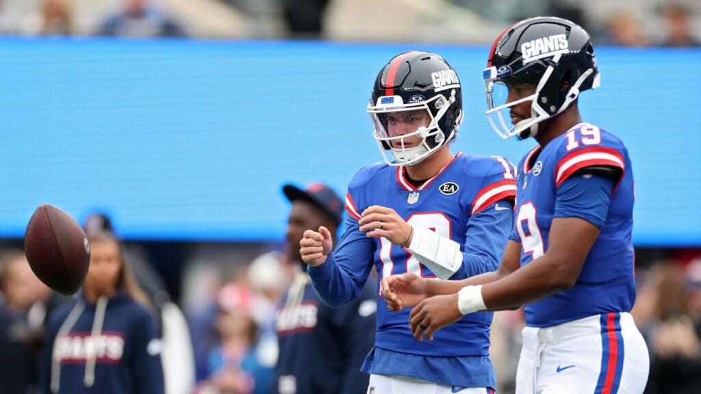 John Harbaugh provides update on Giants’ QB situation between JJ McCarthy, Jameis Winston