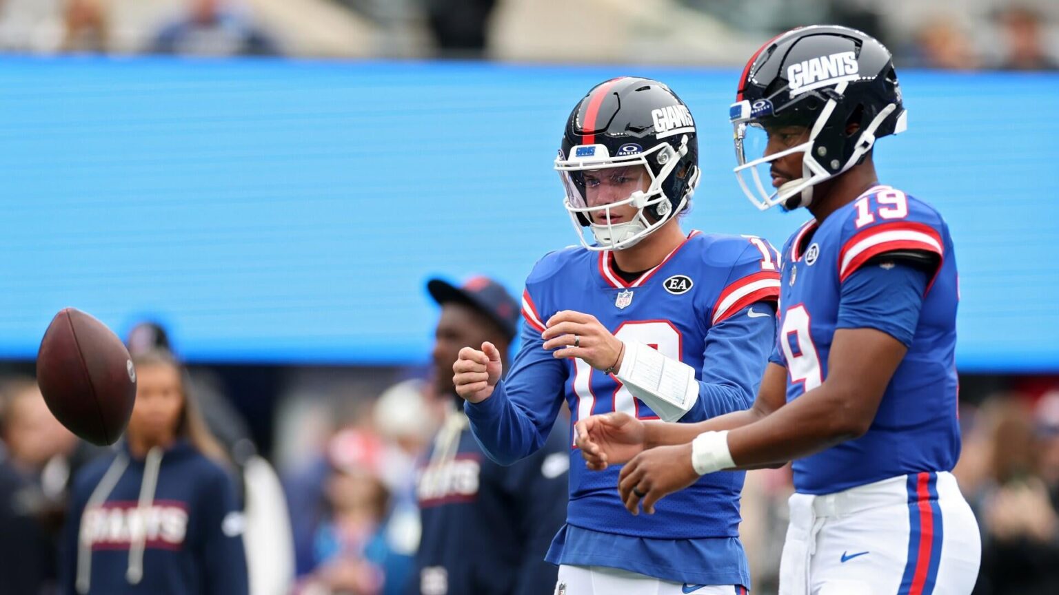 John Harbaugh provides update on Giants’ QB situation between JJ McCarthy, Jameis Winston