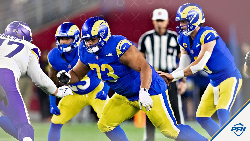 NFL Offensive Line Rankings: Rams, 49ers Lead PFN’s Top 5 Heading Into Week 7